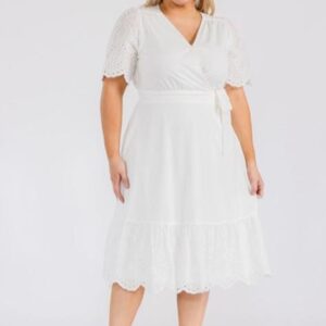 Vestido Blanco Curvy Corto