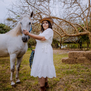 Vestido Blanco Curvy Corto