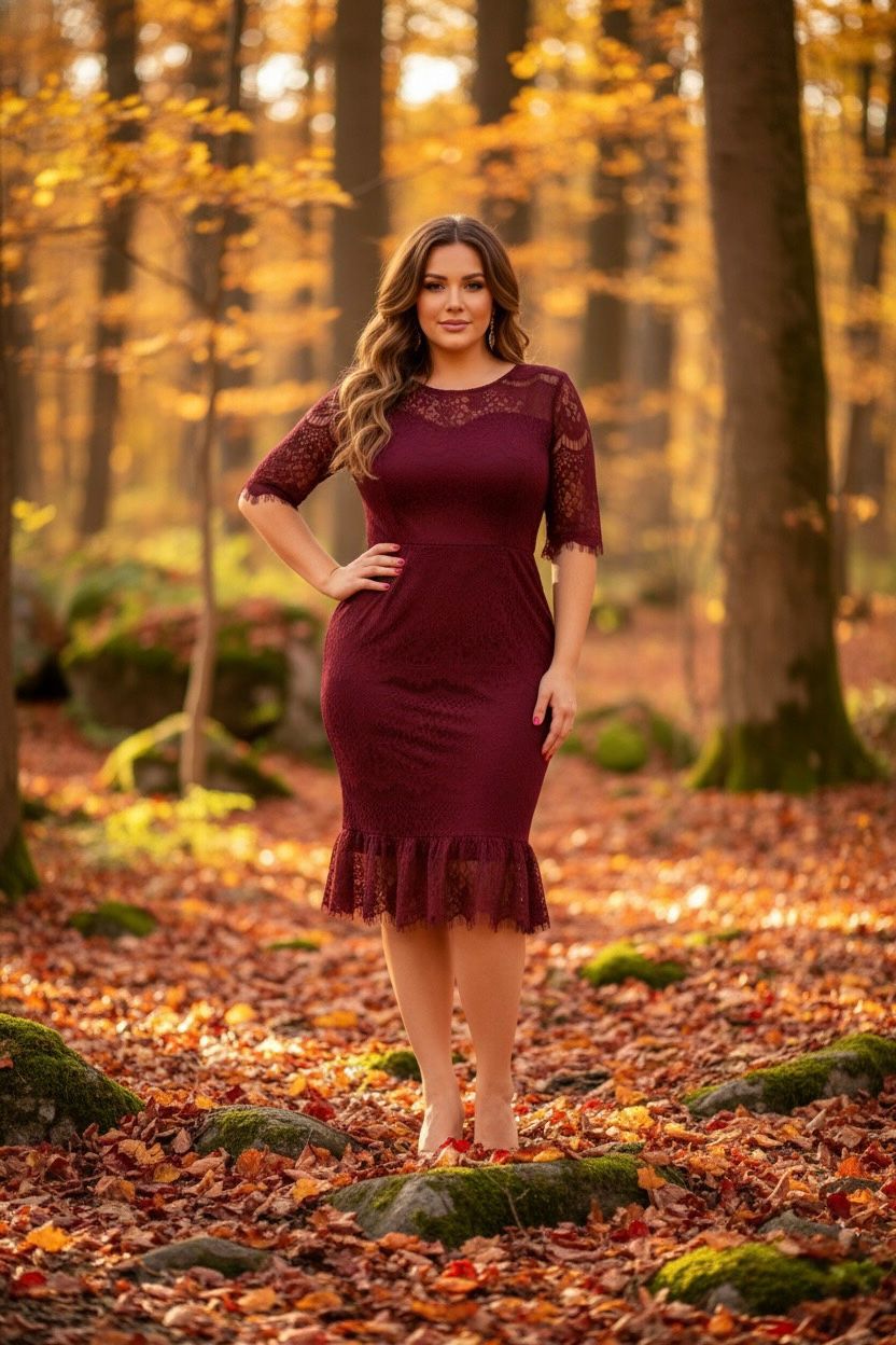 Vestido de encaje lumier