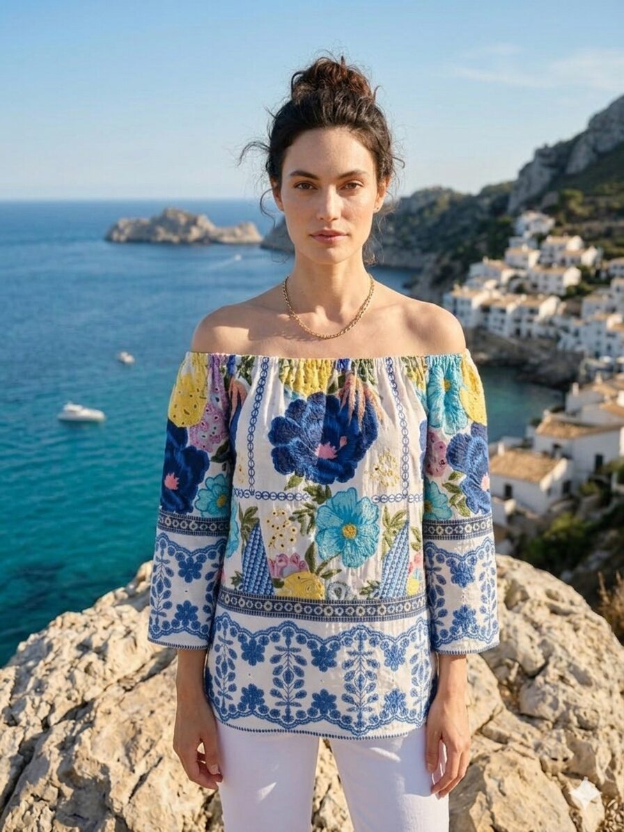 Blusa Estampado Floral Amalfi